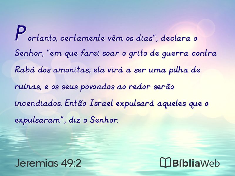 Jeremias 49:2 em imagem para compartilhar