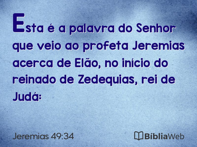 Jeremias 49:34 em imagem para compartilhar