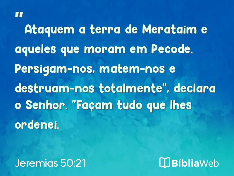 Jeremias 50:21 em imagem para compartilhar