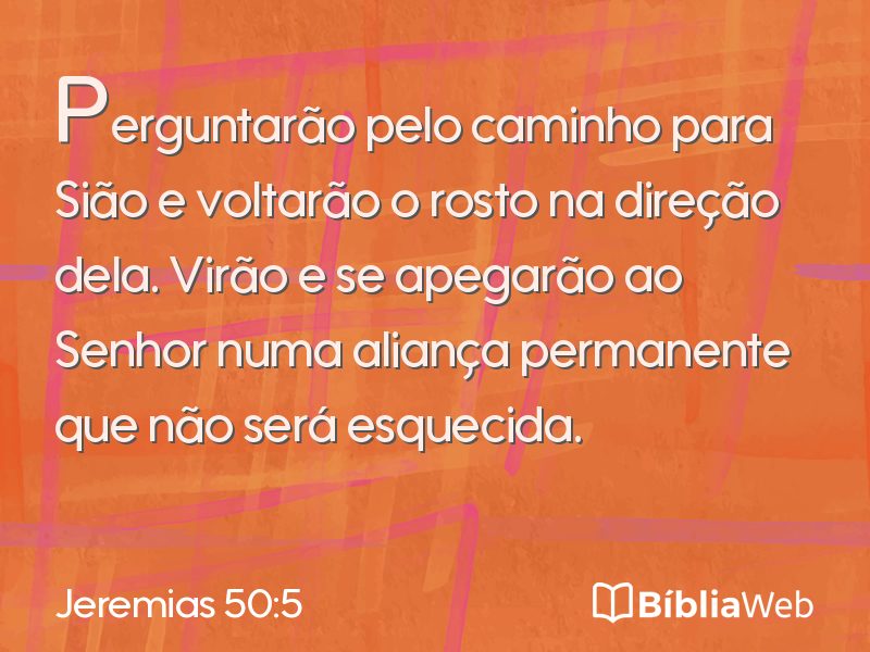 Jeremias 50:5 em imagem para compartilhar