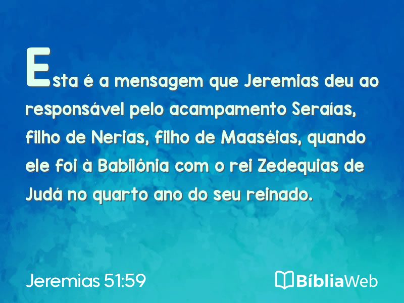 Jeremias 51:59 em imagem para compartilhar