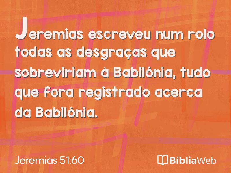 Jeremias 51:60 em imagem para compartilhar