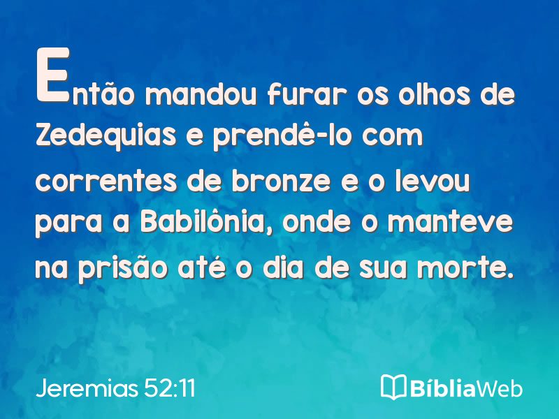 Jeremias 52:11 em imagem para compartilhar