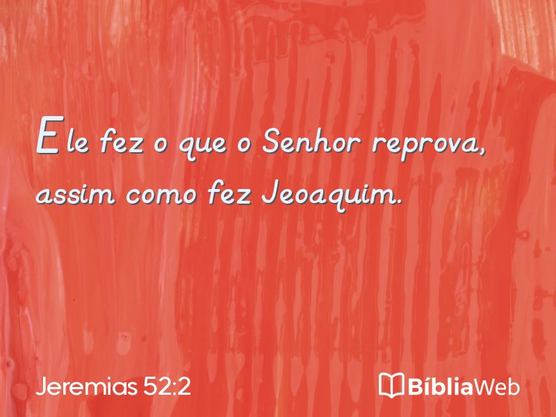 Jeremias 52:2 em imagem para compartilhar