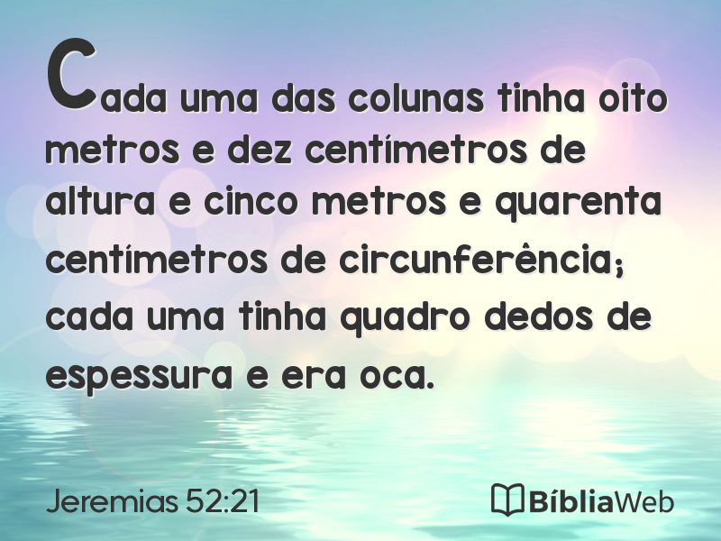 Jeremias 52:21 em imagem para compartilhar