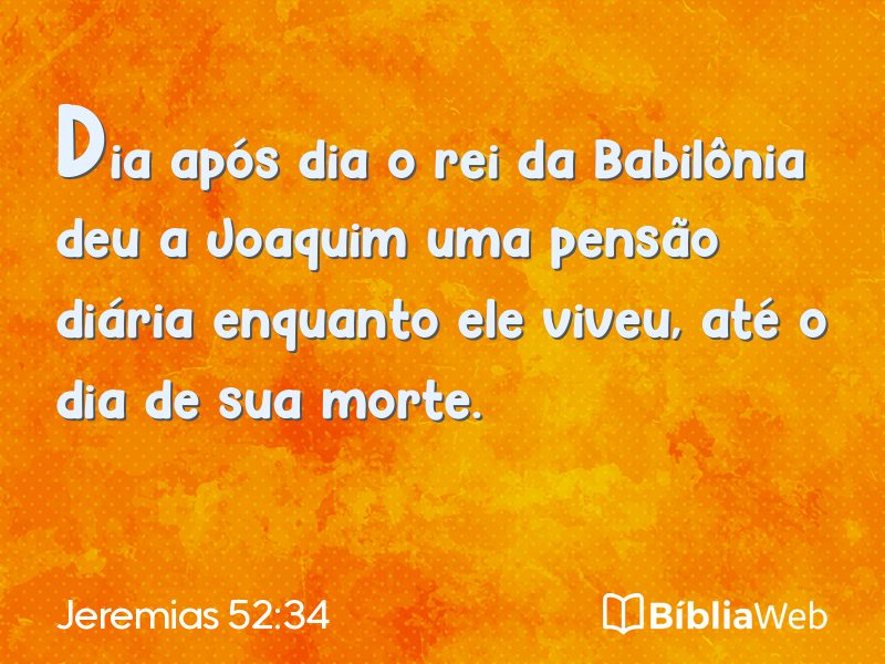 Jeremias 52:34 em imagem para compartilhar