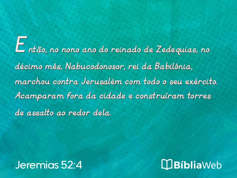 Jeremias 52:4 em imagem para compartilhar