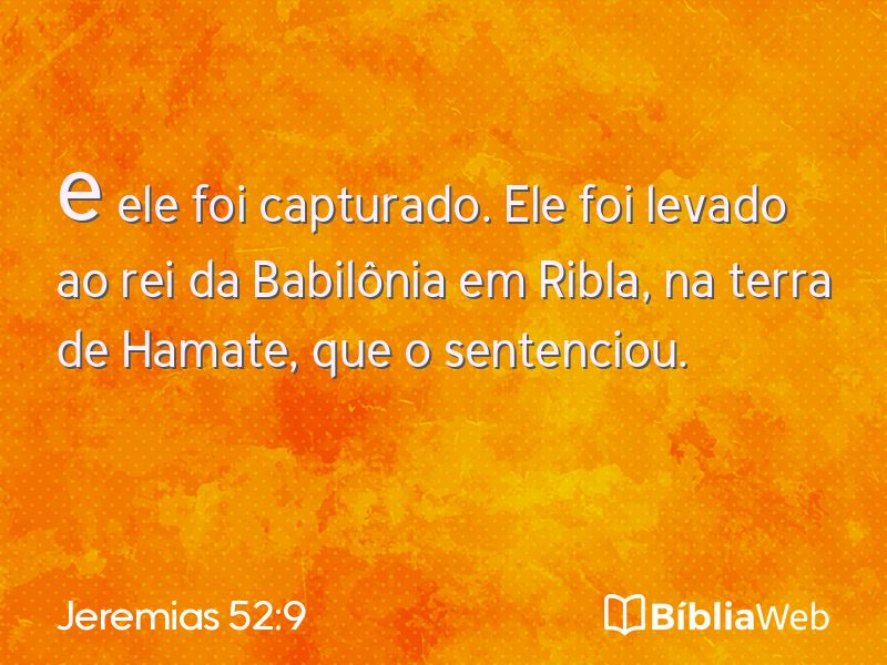 Jeremias 52:9 em imagem para compartilhar
