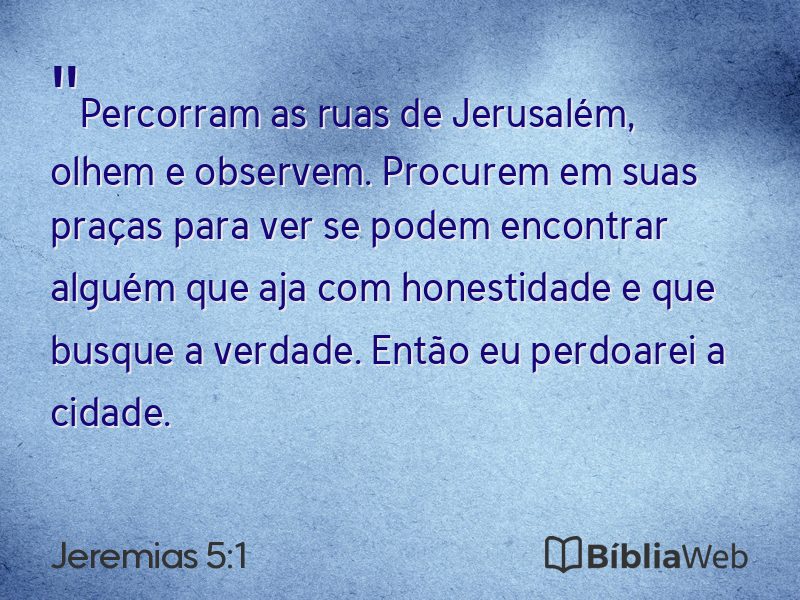 Jeremias 5:1 em imagem para compartilhar