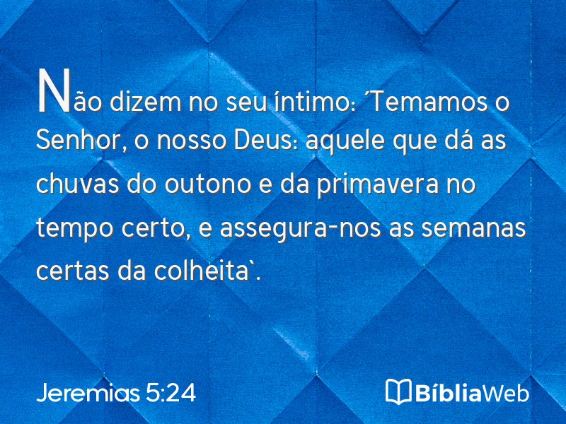 Jeremias 5:24 em imagem para compartilhar