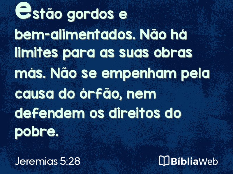 Jeremias 5:28 em imagem para compartilhar