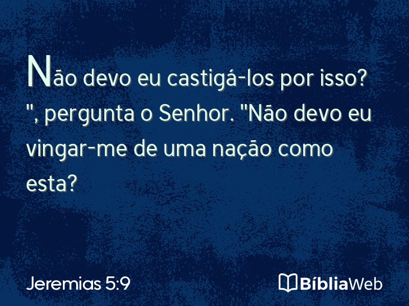 Jeremias 5:9 em imagem para compartilhar