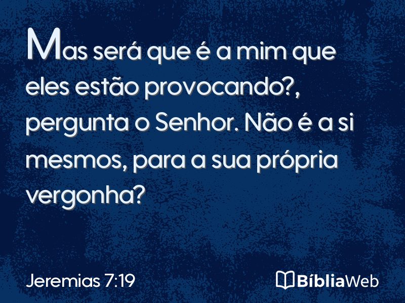 Jeremias 7:19 em imagem para compartilhar