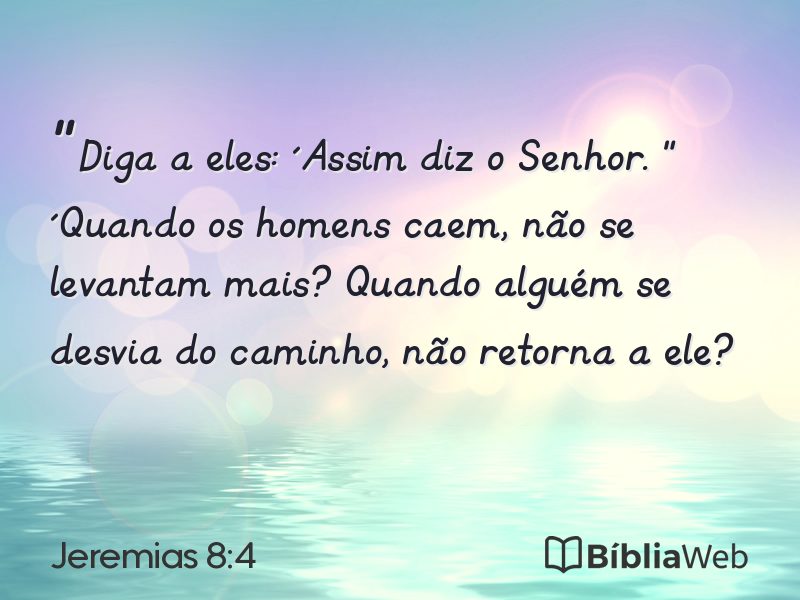 Jeremias 8:4 em imagem para compartilhar