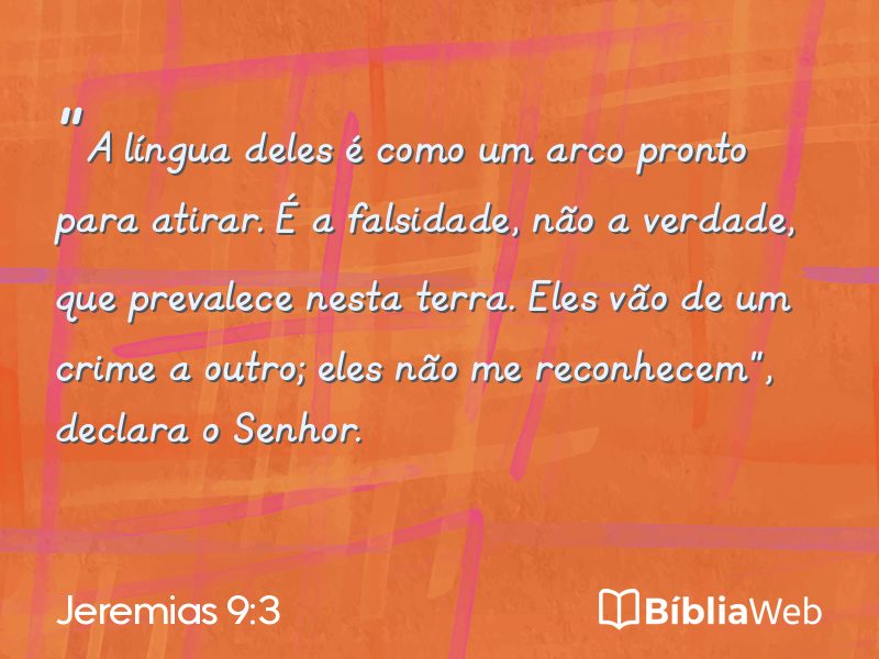 Jeremias 9:3 em imagem para compartilhar
