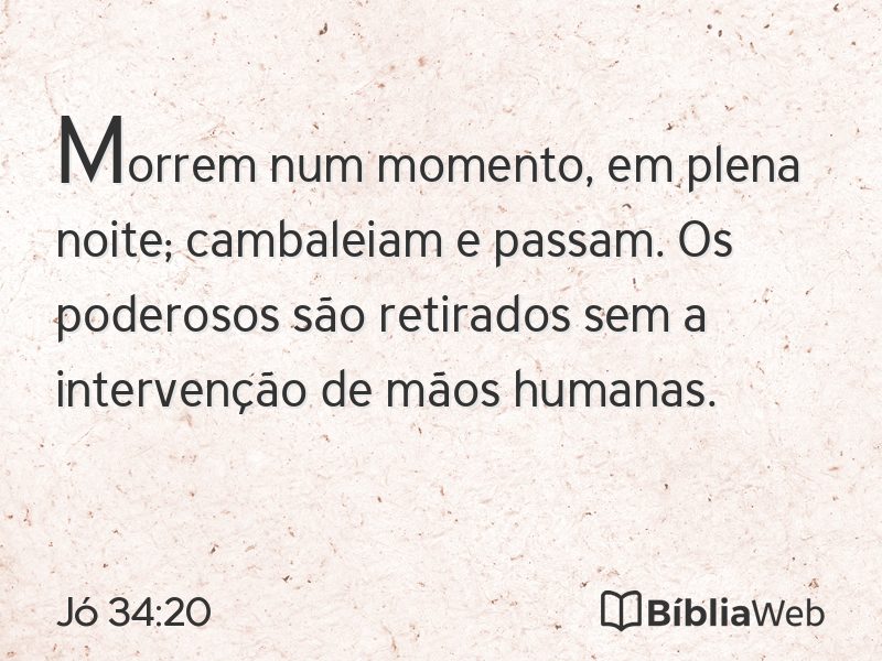 Jó 34:20 em imagem para compartilhar