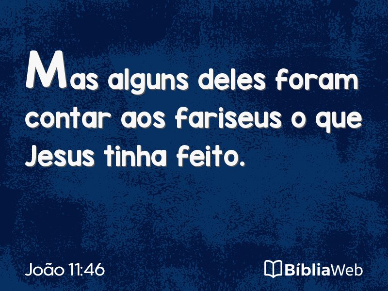 João 11:46 em imagem para compartilhar