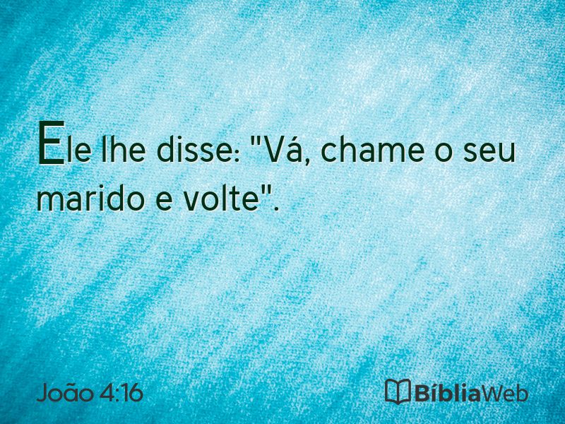 João 4:16 em imagem para compartilhar