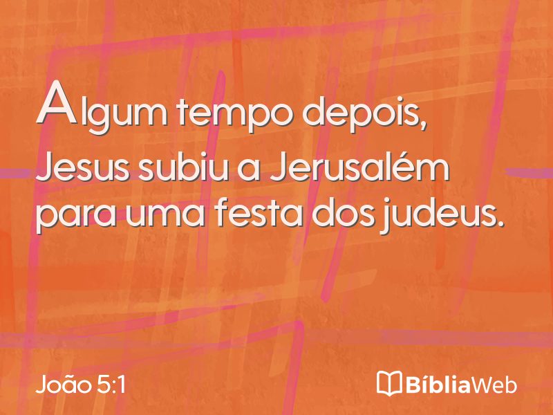 João 5:1 em imagem para compartilhar