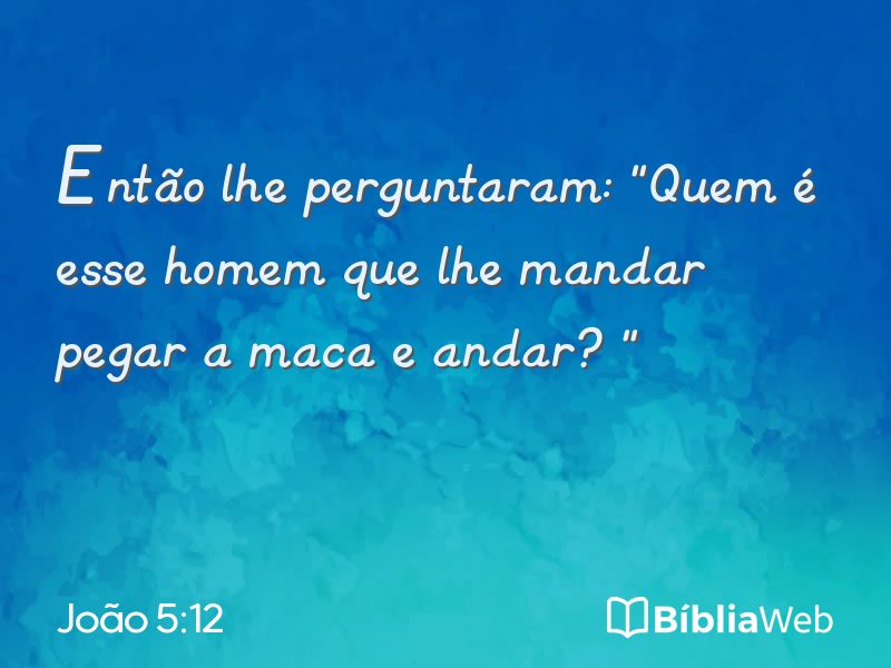 João 5:12 em imagem para compartilhar