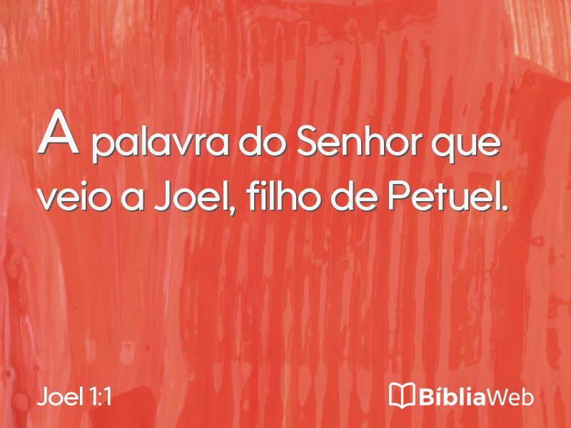 Joel 1:1 em imagem para compartilhar