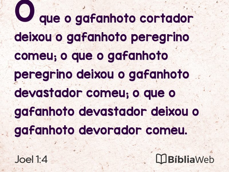 Joel 1:4 em imagem para compartilhar