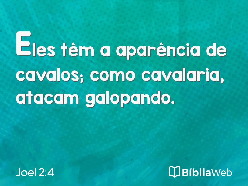 Joel 2:4 em imagem para compartilhar
