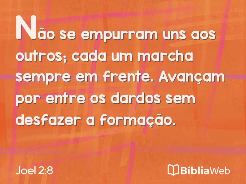 Joel 2:8 em imagem para compartilhar