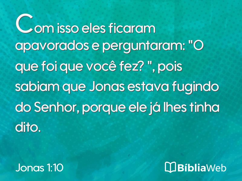 Jonas 1:10 em imagem para compartilhar