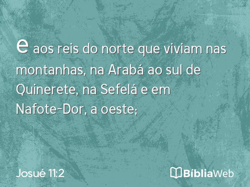 Josué 11:2 em imagem para compartilhar
