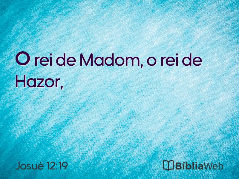 Josué 12:19 em imagem para compartilhar