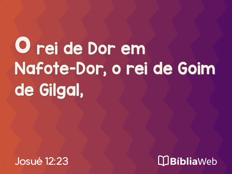 Josué 12:23 em imagem para compartilhar