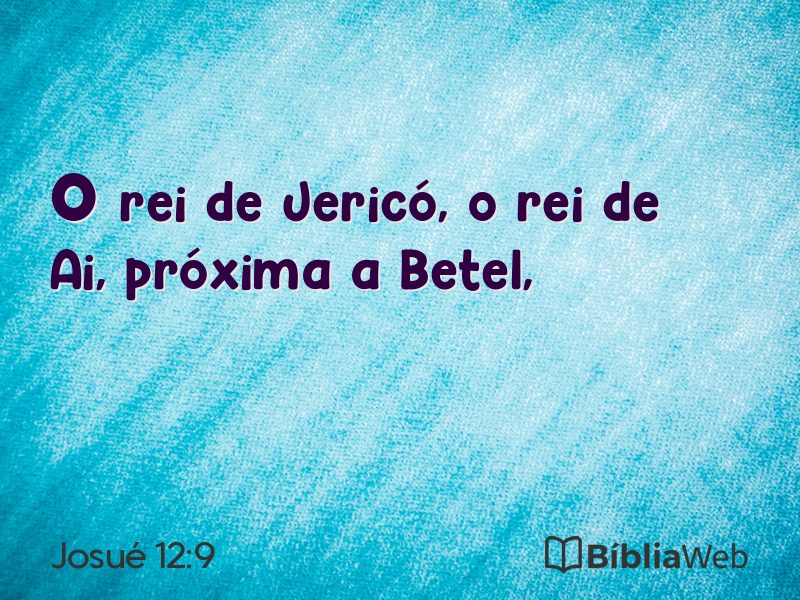 Josué 12:9 em imagem para compartilhar