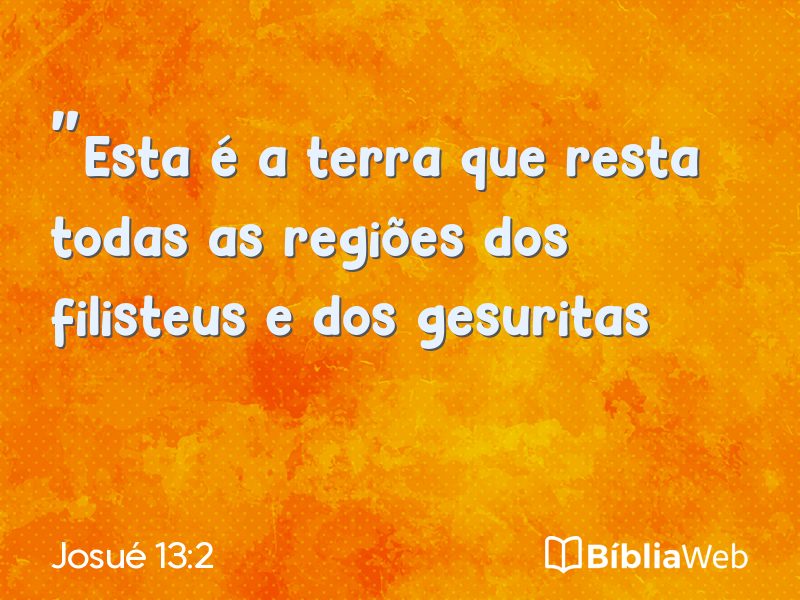 Josué 13:2 em imagem para compartilhar