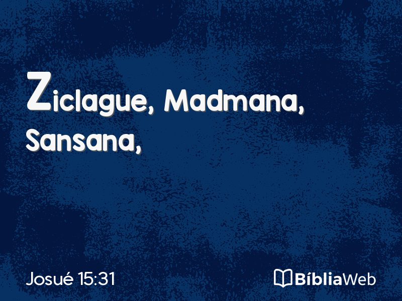 Josué 15:31 em imagem para compartilhar