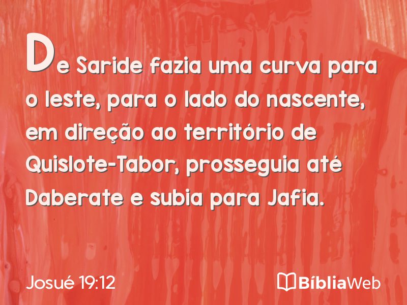 Josué 19:12 em imagem para compartilhar