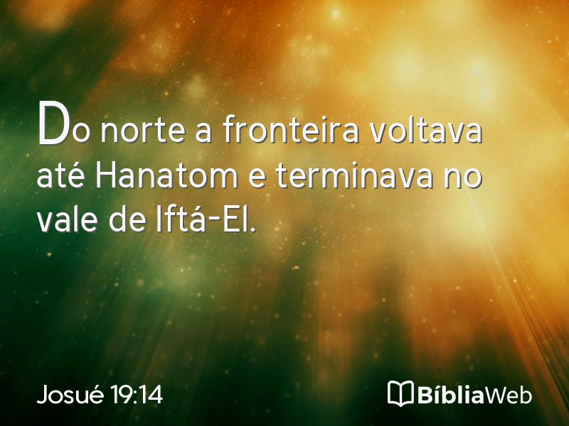 Josué 19:14 em imagem para compartilhar