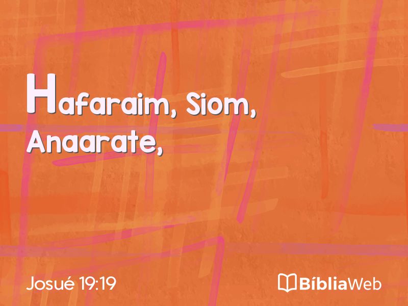 Josué 19:19 em imagem para compartilhar