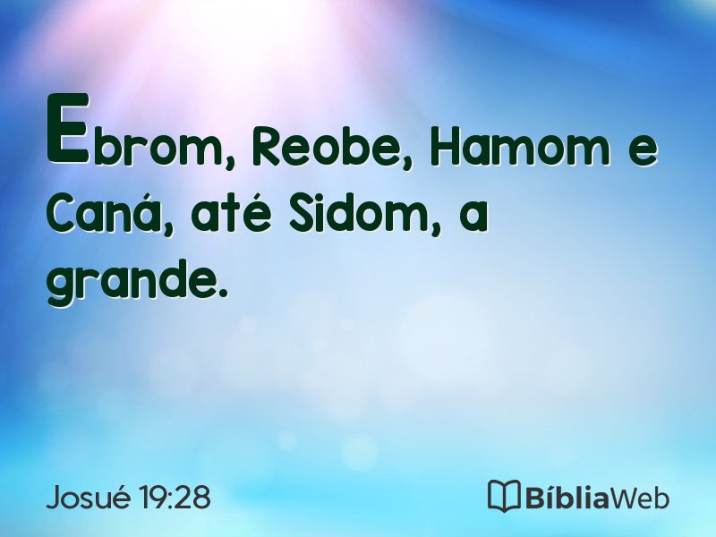Josué 19:28 em imagem para compartilhar