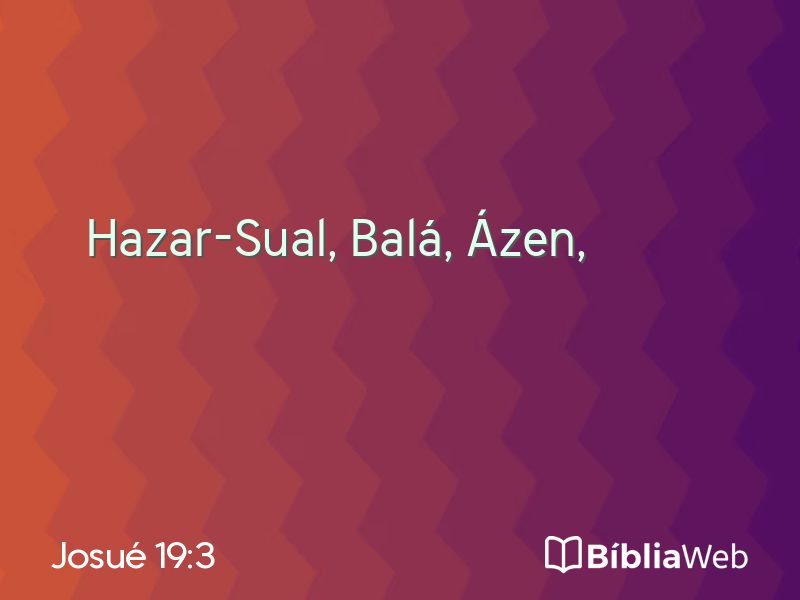 Josué 19:3 em imagem para compartilhar