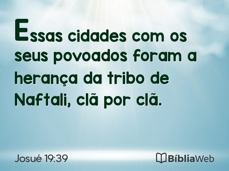 Josué 19:39 em imagem para compartilhar