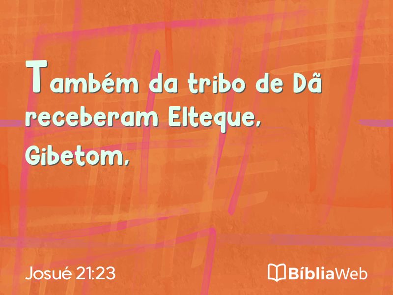 Josué 21:23 em imagem para compartilhar