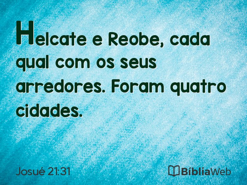 Josué 21:31 em imagem para compartilhar