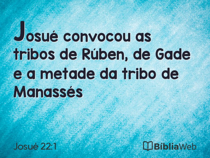 Josué 22:1 em imagem para compartilhar