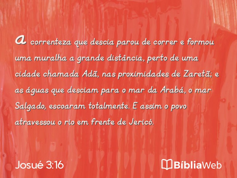Josué 3:16 em imagem para compartilhar