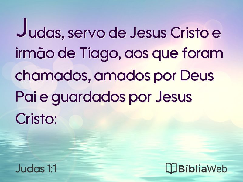Judas 1:1 em imagem para compartilhar