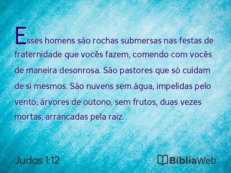 Judas 1:12 em imagem para compartilhar