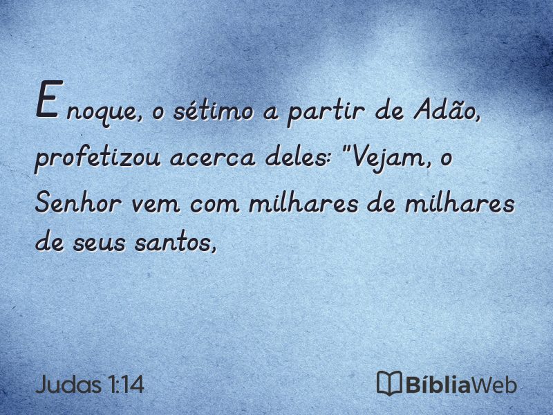 Judas 1:14 em imagem para compartilhar