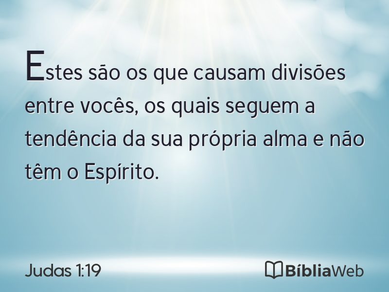 Judas 1:19 em imagem para compartilhar