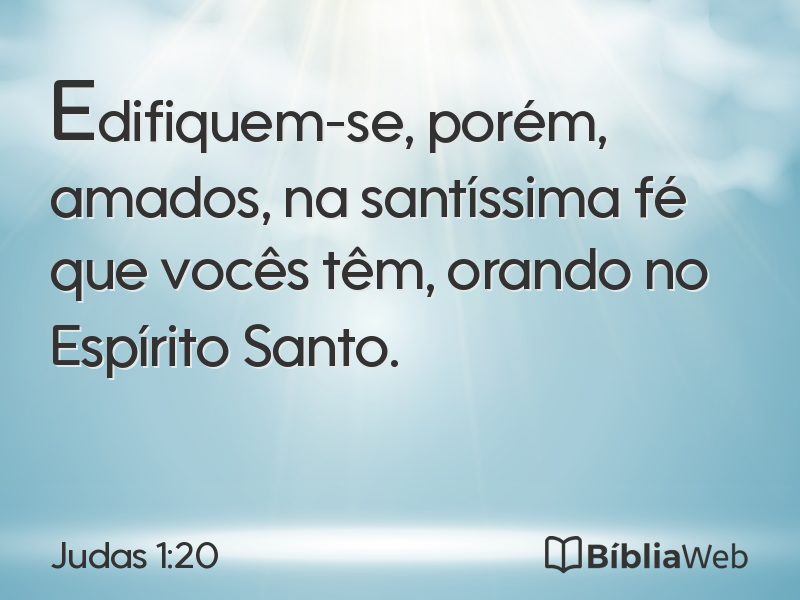 Judas 1:20 em imagem para compartilhar